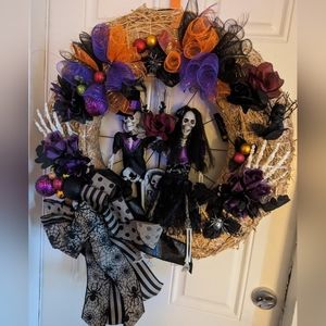 A Halloween wreath